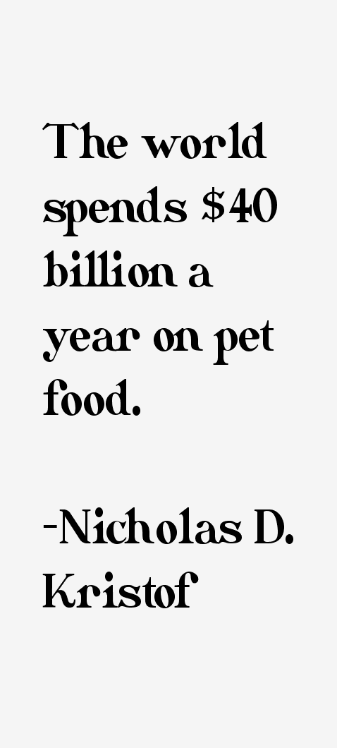Nicholas D. Kristof Quotes