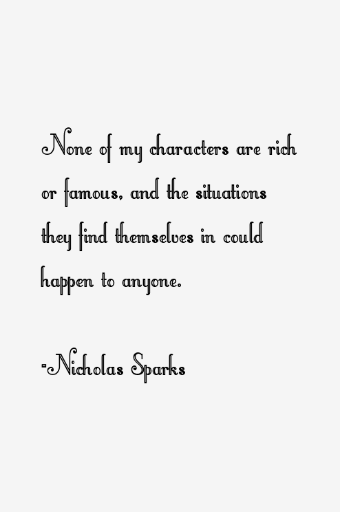 Nicholas Sparks Quotes