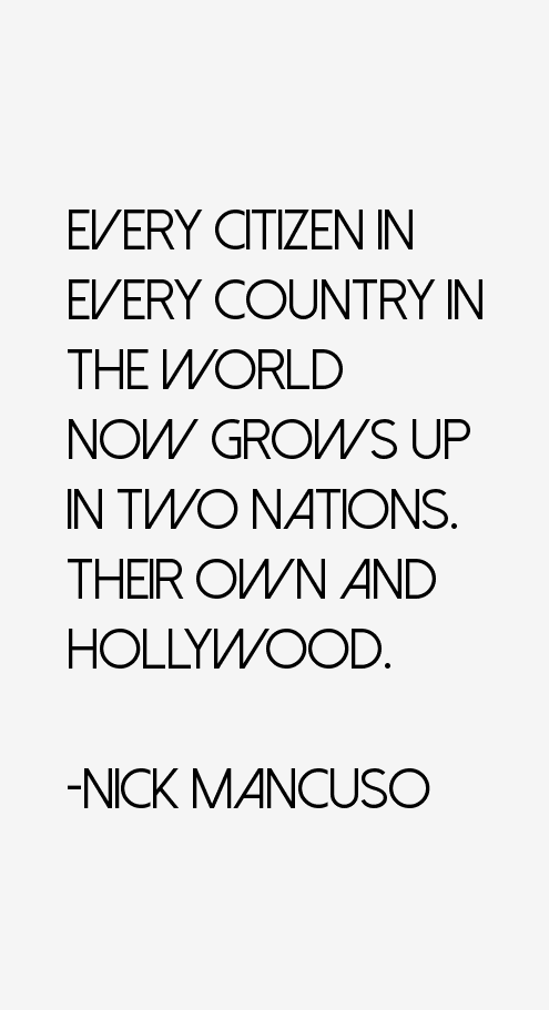 Nick Mancuso Quotes