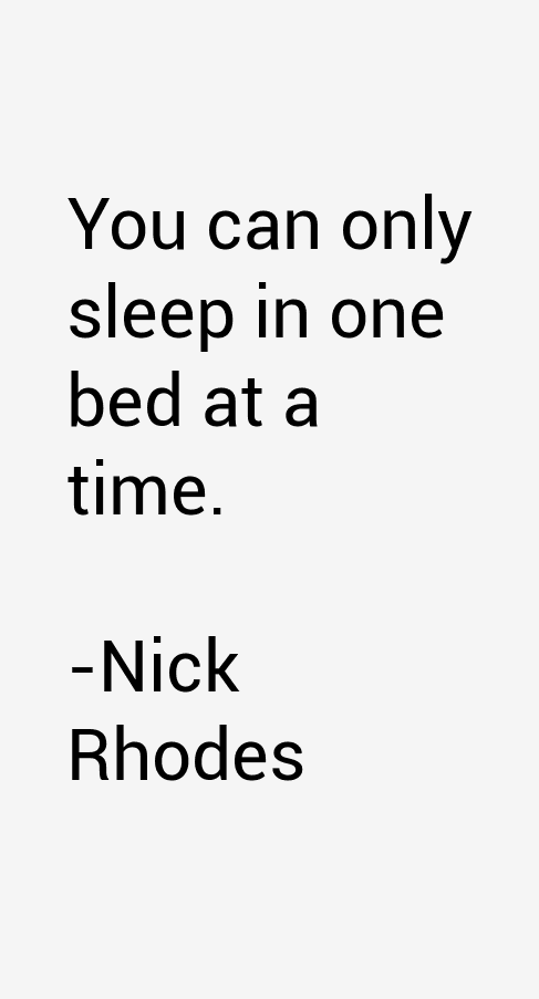 Nick Rhodes Quotes