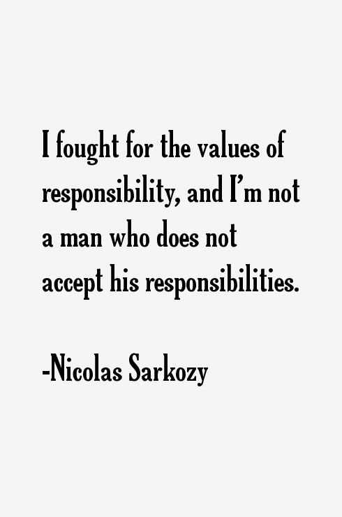 Nicolas Sarkozy Quotes
