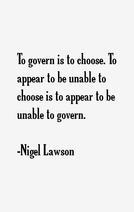 Nigel Lawson Quotes