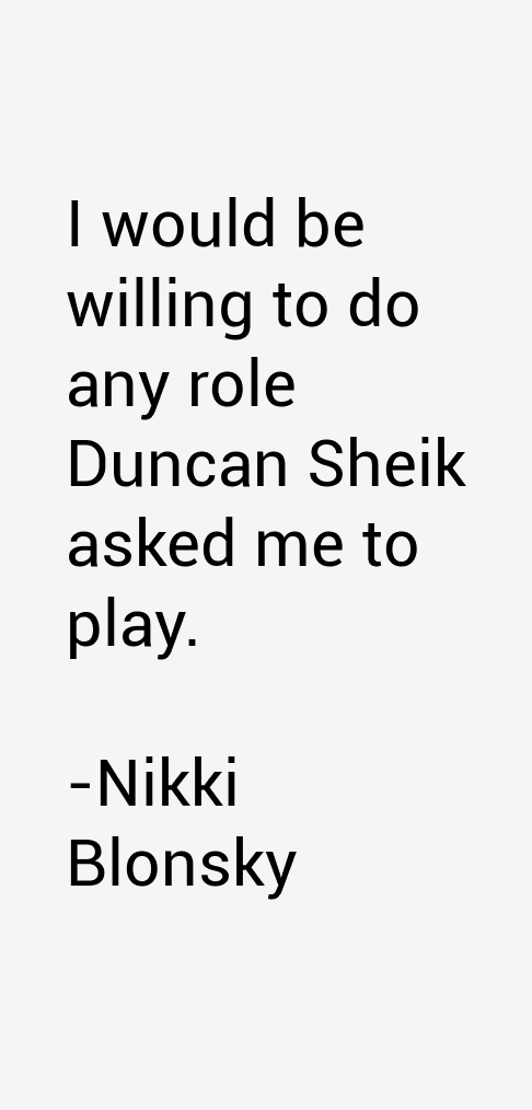 Nikki Blonsky Quotes