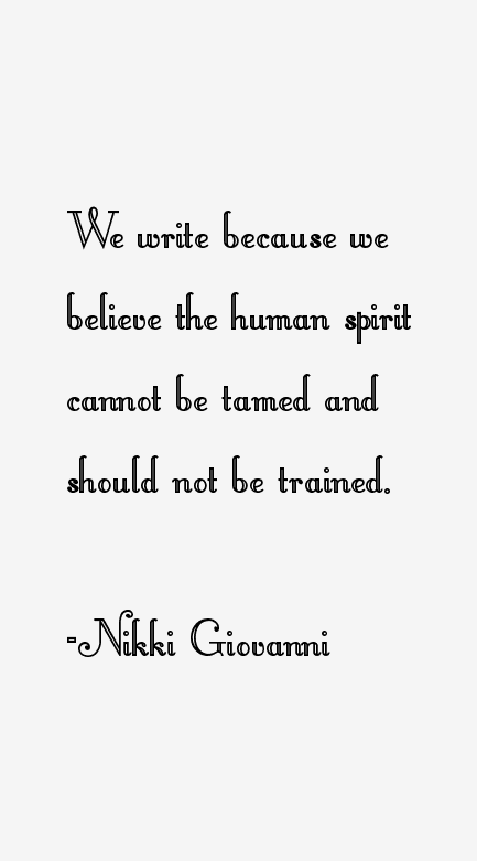 Nikki Giovanni Quotes