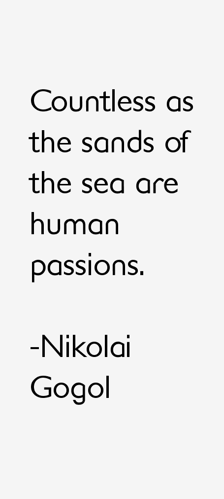 Nikolai Gogol Quotes