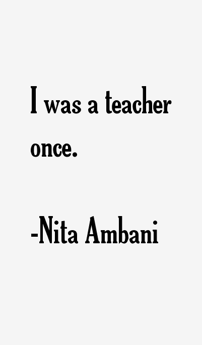 Nita Ambani Quotes