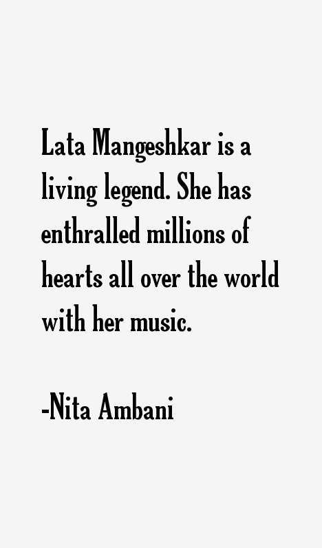 Nita Ambani Quotes