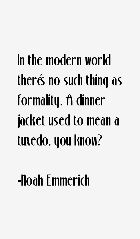 Noah Emmerich Quotes