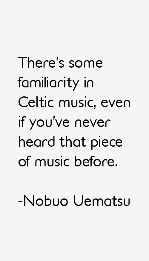Nobuo Uematsu Quotes