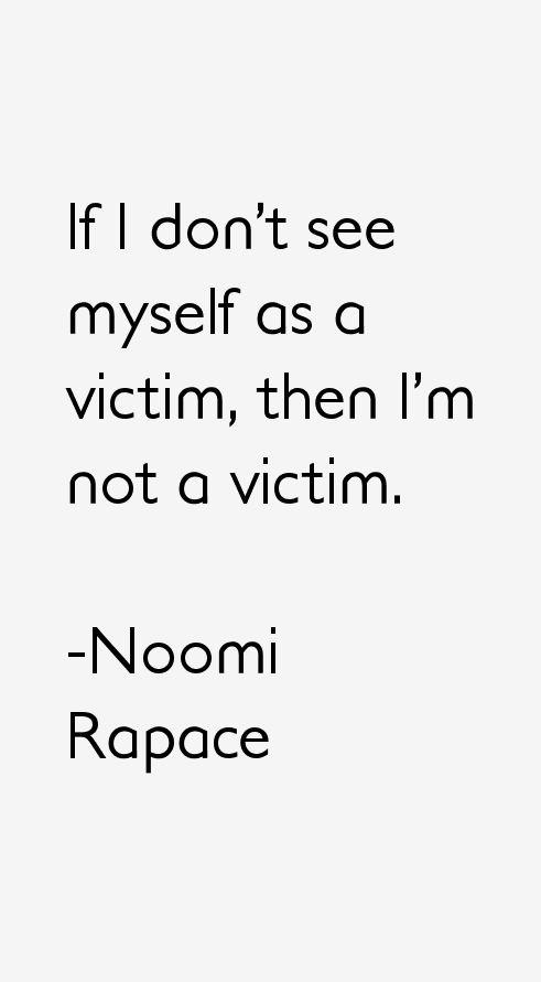 Noomi Rapace Quotes