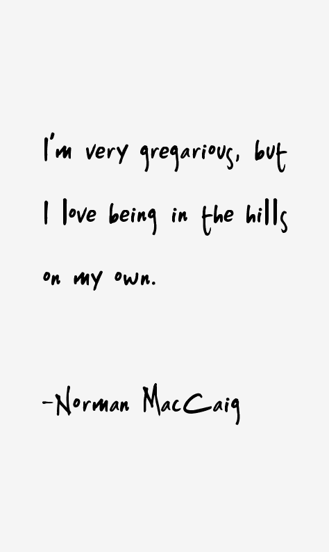 Norman MacCaig Quotes