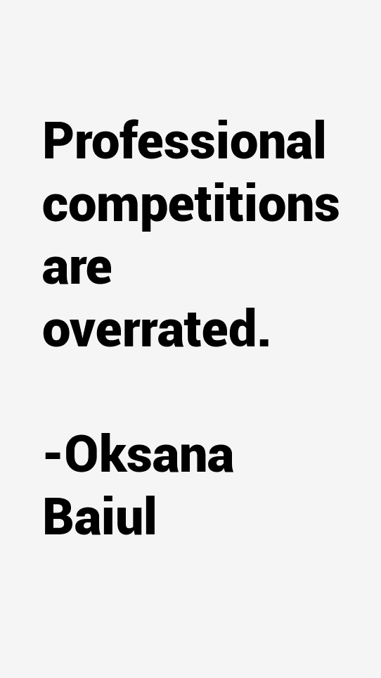 Oksana Baiul Quotes
