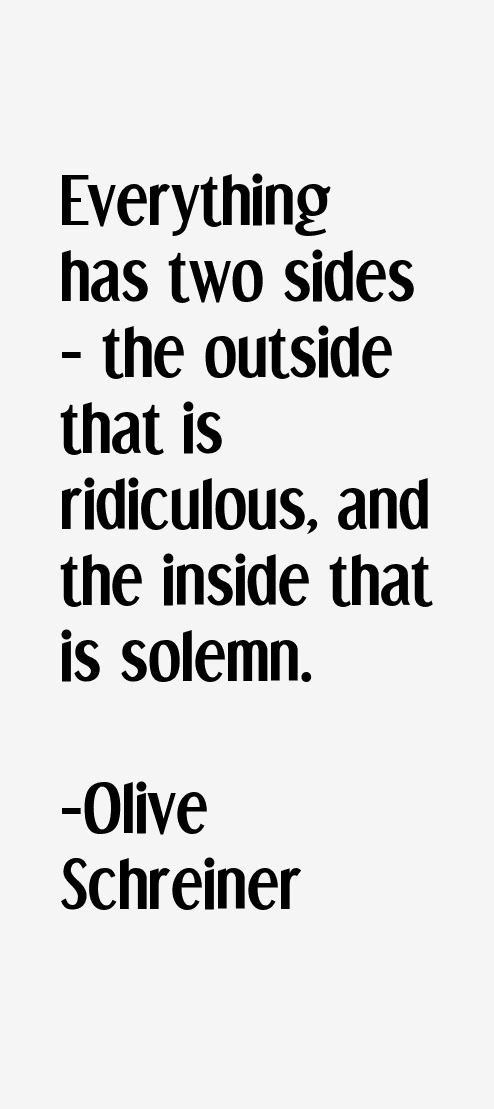 Olive Schreiner Quotes