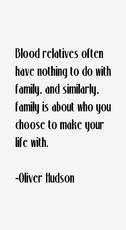 Oliver Hudson Quotes
