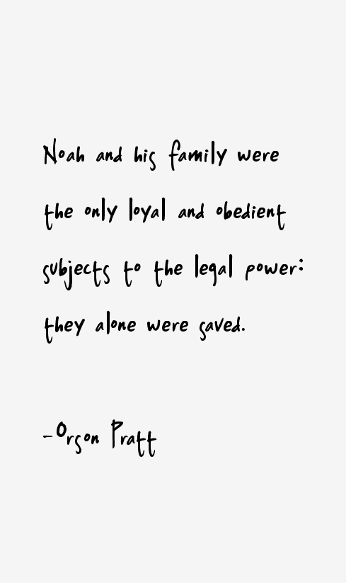 Orson Pratt Quotes