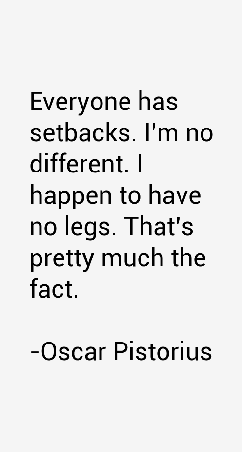 Oscar Pistorius Quotes