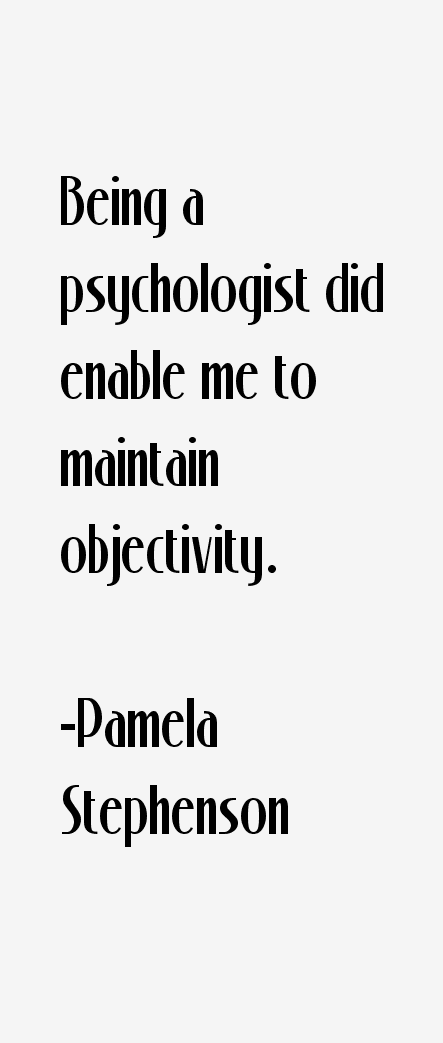 Pamela Stephenson Quotes
