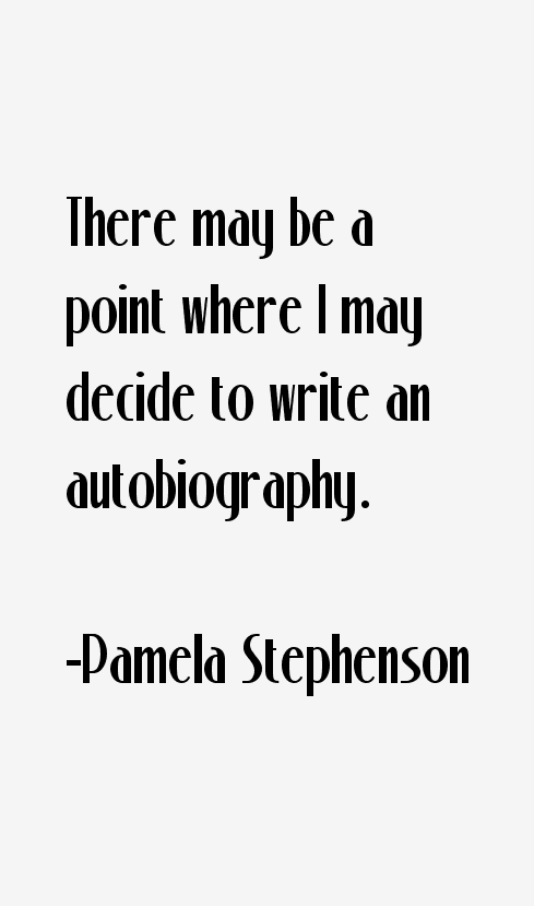 Pamela Stephenson Quotes