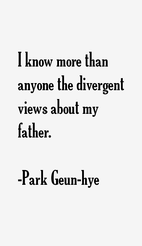 Park Geun-hye Quotes