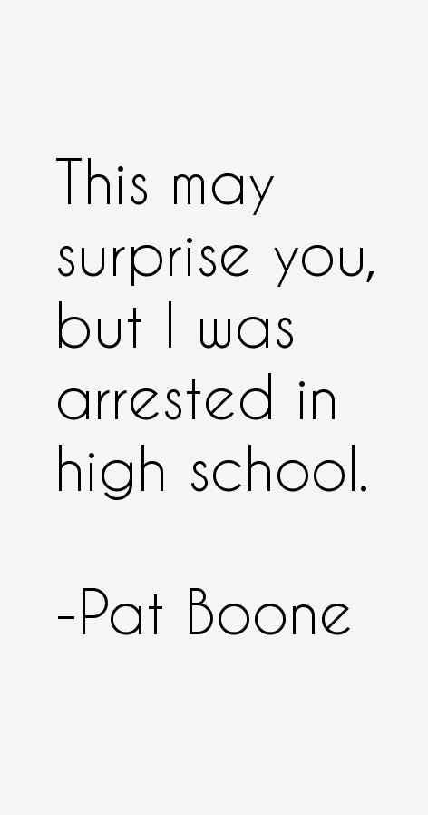 Pat Boone Quotes