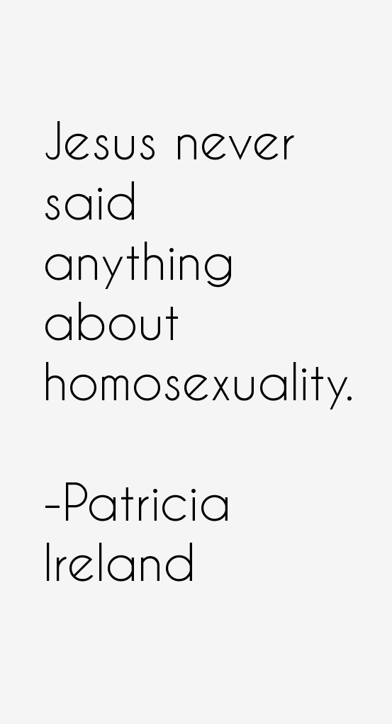 Patricia Ireland Quotes