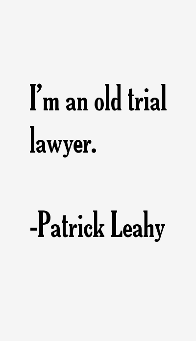 Patrick Leahy Quotes