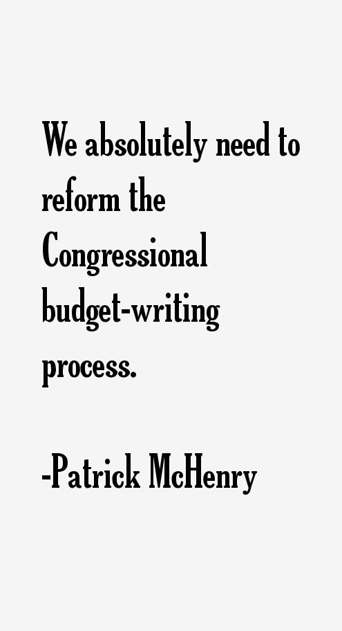 Patrick McHenry Quotes