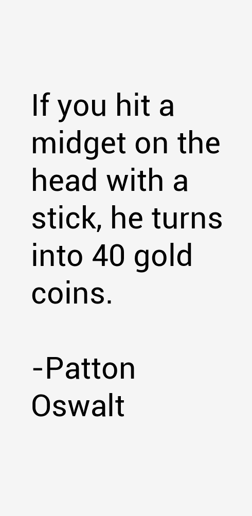 Patton Oswalt Quotes