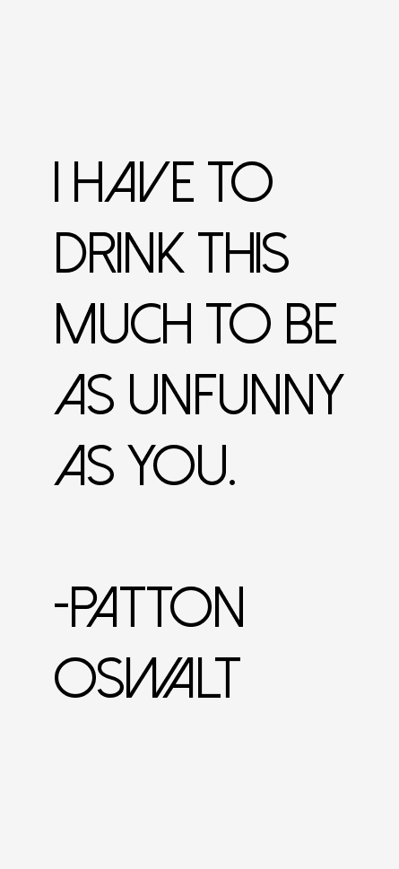 Patton Oswalt Quotes