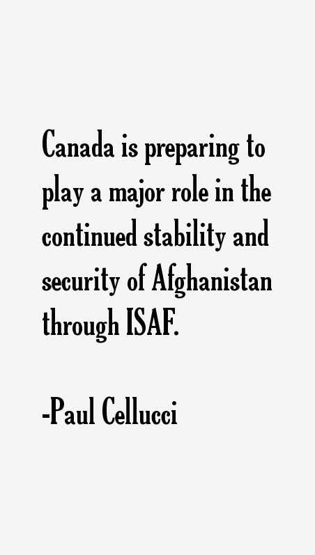 Paul Cellucci Quotes