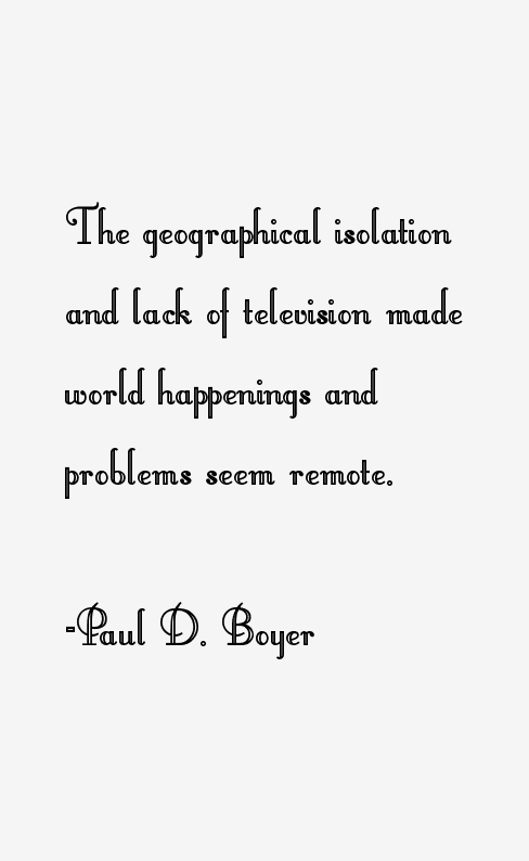 Paul D. Boyer Quotes