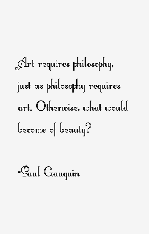 Paul Gauguin Quotes