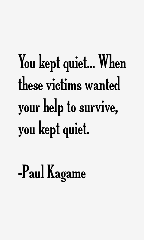 Paul Kagame Quotes
