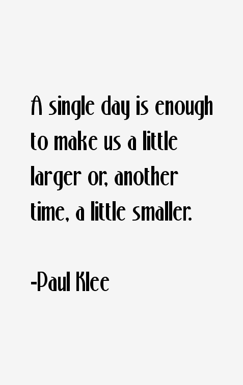 Paul Klee Quotes