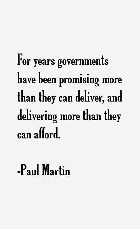 Paul Martin Quotes