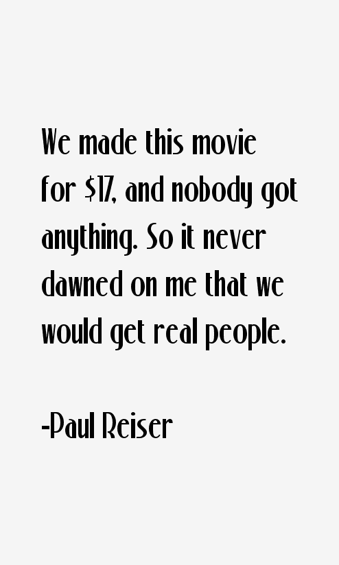 Paul Reiser Quotes