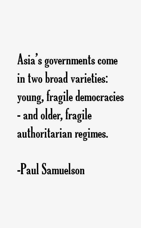 Paul Samuelson Quotes