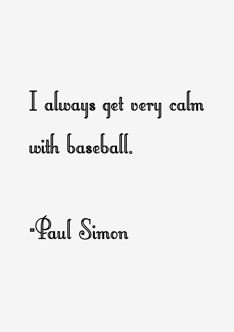 Paul Simon Quotes