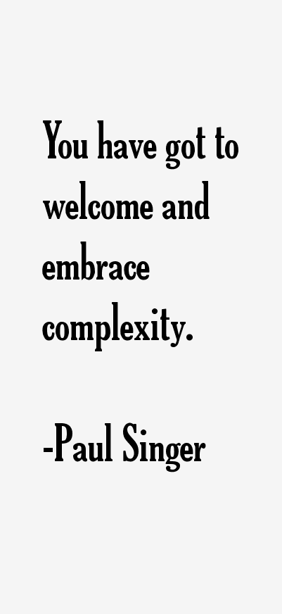 Paul Singer Quotes