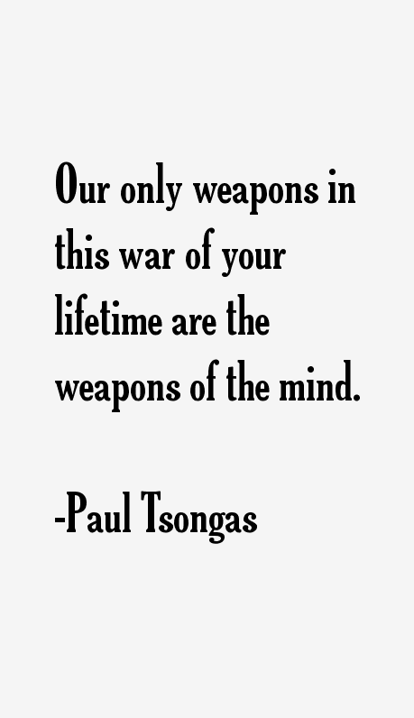 Paul Tsongas Quotes