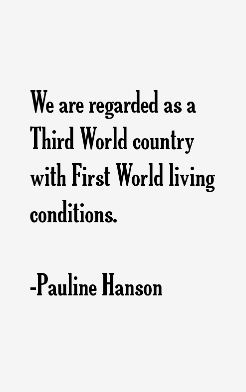 Pauline Hanson Quotes