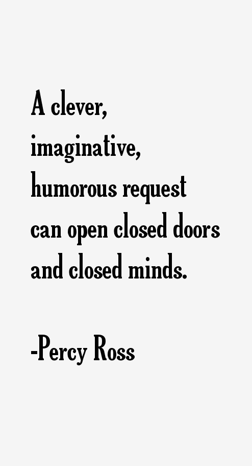 Percy Ross Quotes