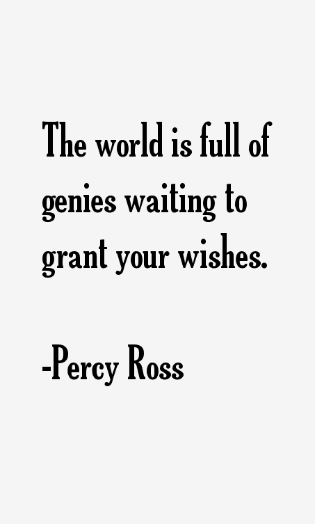 Percy Ross Quotes