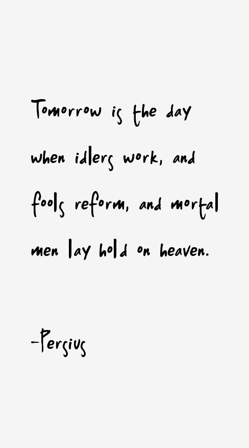 Persius Quotes
