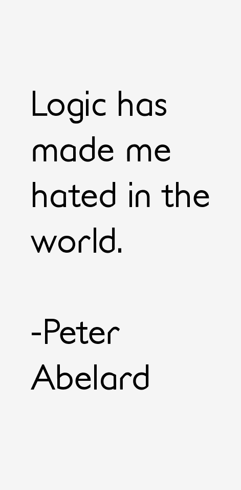 Peter Abelard Quotes