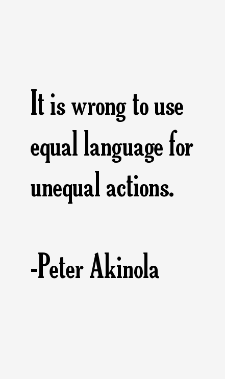 Peter Akinola Quotes