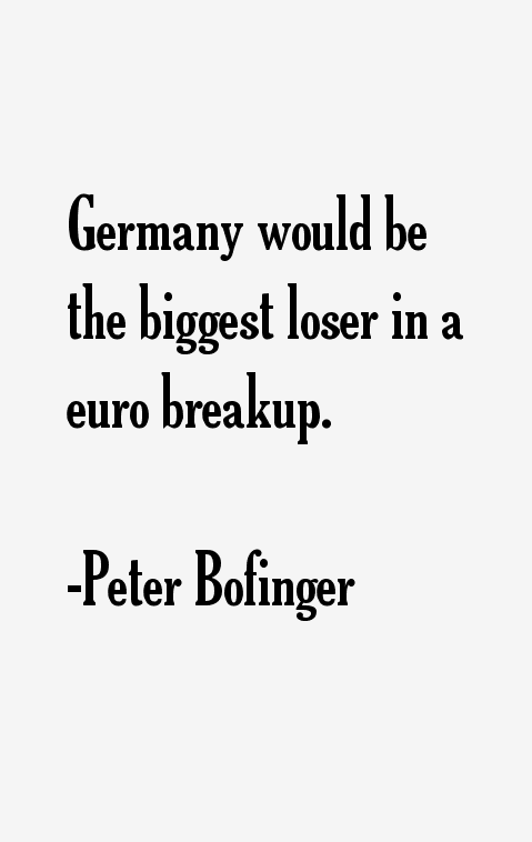 Peter Bofinger Quotes