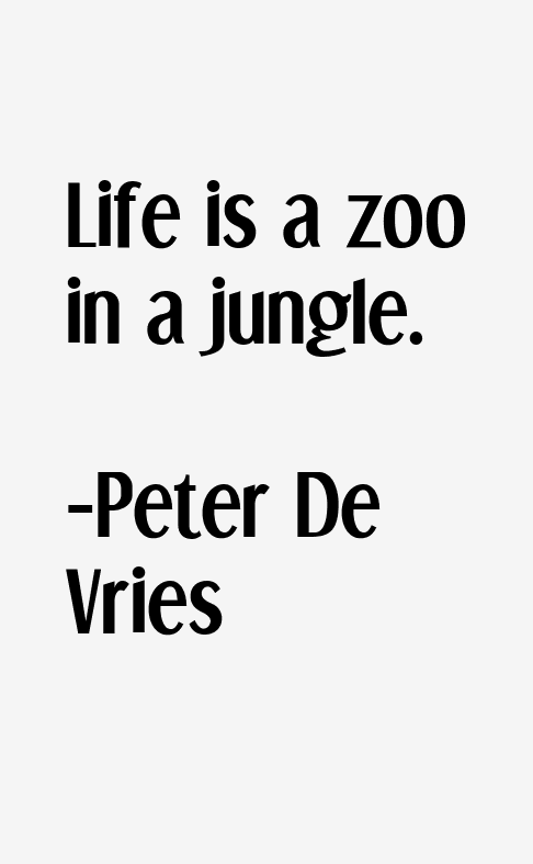 Peter De Vries Quotes