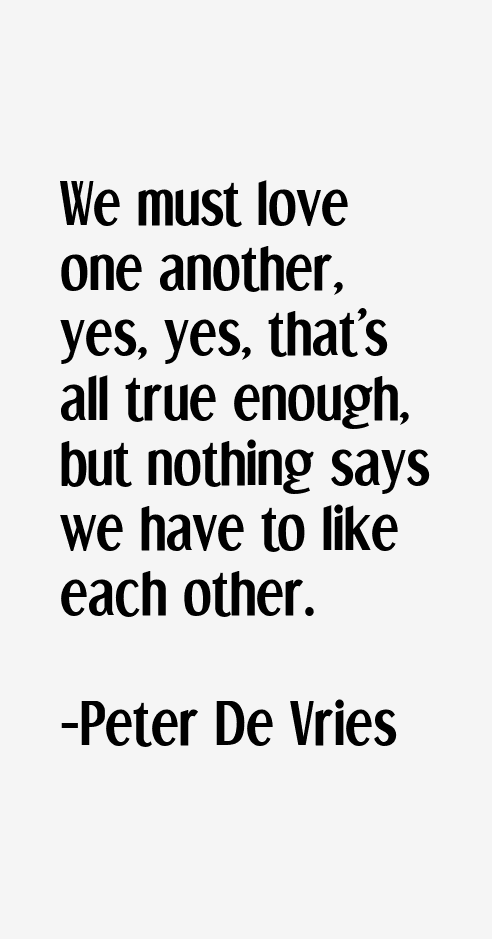 Peter De Vries Quotes