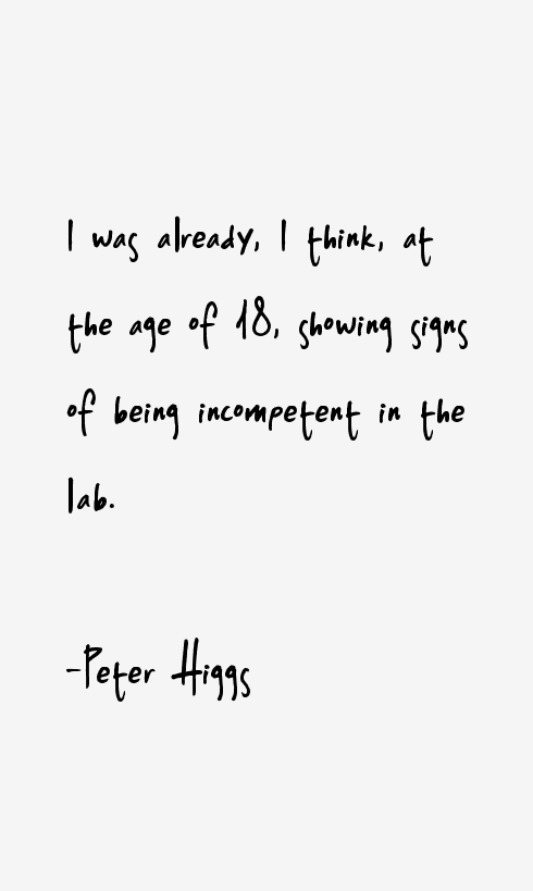 Peter Higgs Quotes